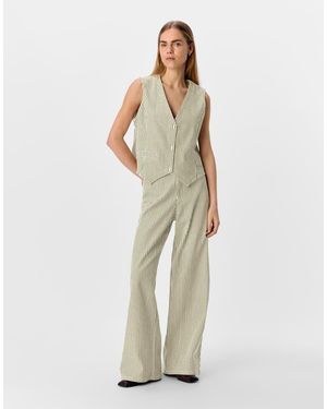 Object Wide Leg Jeans - White