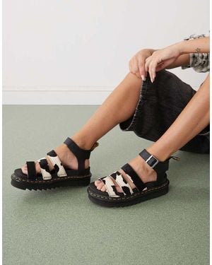 Dr. Martens Blaire Athena Sandals - Black