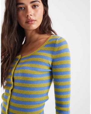 ASOS Strickjacke mit rüschen-detail - Blau