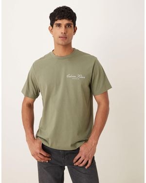 Calvin Klein Graphic T-shirt - Green