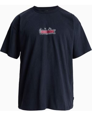 Quiksilver – mercury double up – schweres t-shirt - Blau