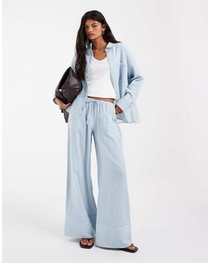 ASOS Pantaloni Coordinati A Righe Blu