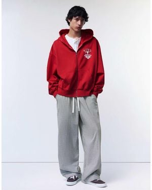 Pull&Bear Pantalon - Rouge