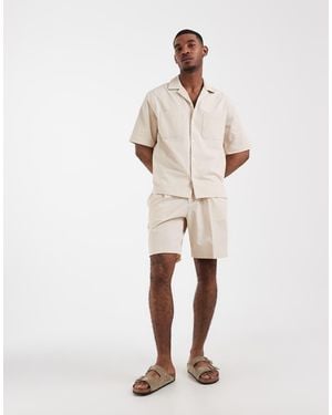 ASOS Regular Dress Shorts - Natural