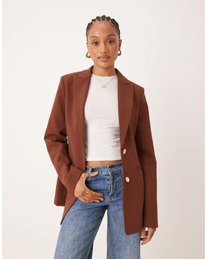 ASOS Tall – blazer - Braun