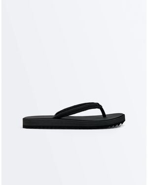 Oysho – strand-sandalen - Weiß