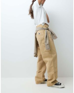 Carhartt Brandon Vaqueros Con Doble Rodilla En Marrón - Neutro