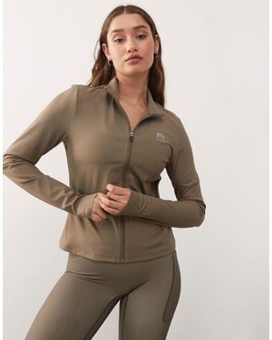 OOSC Infinite - veste courte à fermeture éclair - kaki - Marron
