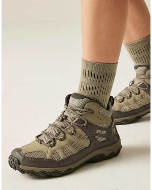 Regatta Botas De Caña Media Impermeables Y Transpirables Para Mujer Edgepoint Iv De -Neutro - Verde