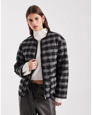 New Look – wattierte steppjacke - Blau