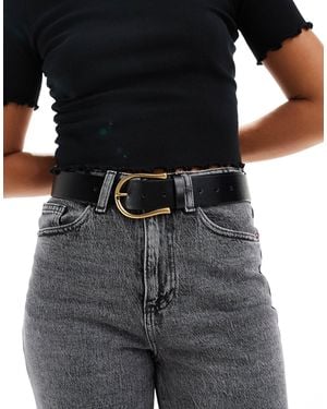 ASOS – taillen- und hüftjeansgürtel - Schwarz
