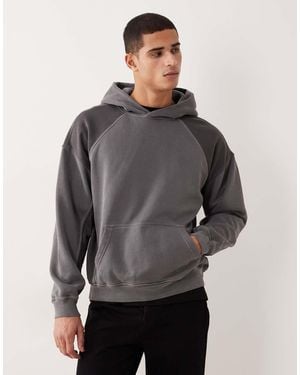 Abercrombie & Fitch Essential Front Pocket Hoodie - Grey