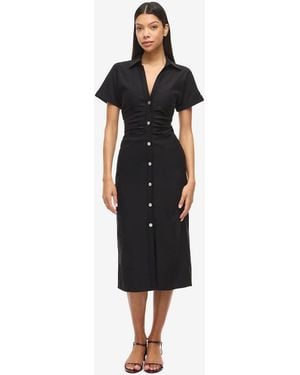 Noisy May Fitted Midi Dress - Black