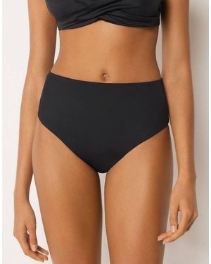 Calzedonia Premium Sculpt High Waist Bikini Bottom - Black
