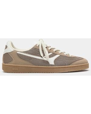 Pull&Bear – strukturierte retro-sneaker - Braun