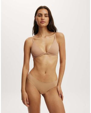 Cotton On Plunge Underwire Bra - Natural
