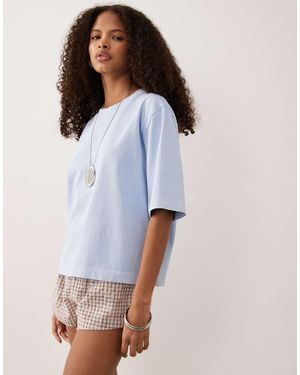 ARKET T-Shirt Van Zwaar Katoen Met Boxy Fit In - Wit