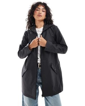 Jdy Hooded Raincoat - Black