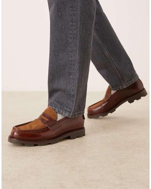 Pompeii UK Pompeii Modena Leather Loafers - Brown