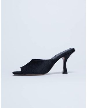TOPSHOP Fox Heeled Mule - White