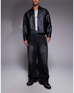 Liquor N Poker Viper baggy Jeans - Black