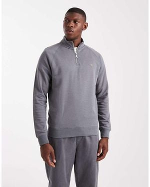 Farah Sudadera Con Cremallera Corta Jim De - Gris