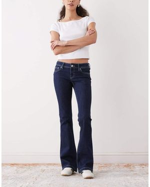 Monki Vaqueros Oscuro De Pernera Acampanada De - Azul