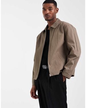 ASOS Check Jacket - Natural