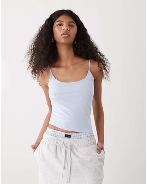 Weekday Strappy Vest Top - White