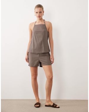 esmé studios Esmee Beach Shorts Co-ord - Natural