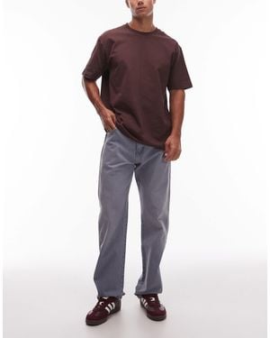 Wrangler Frontier Relaxed Straight Fit Jeans - Red