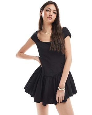 Monki Corset Mini Dress - Black