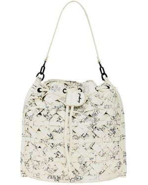 Desigual – mittelgroßer rucksack - Weiß