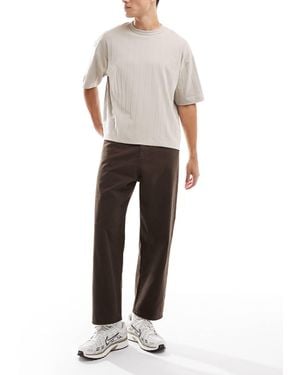 Jack & Jones – alex – baggy jeans - Weiß