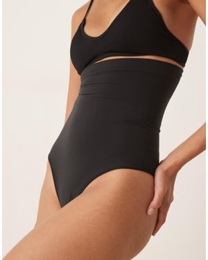 Spanx Power - string sculptant sans coutures à taille haute - Noir