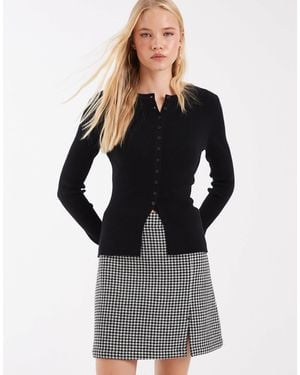 Barbour Halina minirock mit vichy-karo - Schwarz