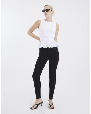 River Island Molly Mid Rise Skinny Jeans - White