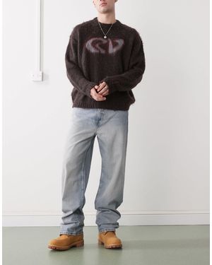 Weekday Galaxy Loose Fit Baggy Jeans - Gray