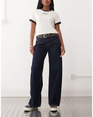 The Ragged Priest Low Rise baggy Fit Jeans - Blue