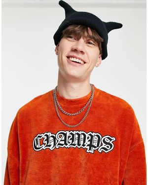 ASOS Oversized Long Sleeve T-shirt - Orange