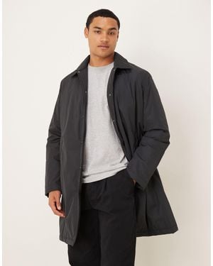 ARKET Tech Padded Overcoat - Gray