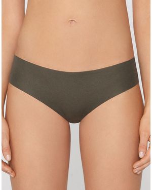 Tezenis Seamless Cotton Knickers - Green