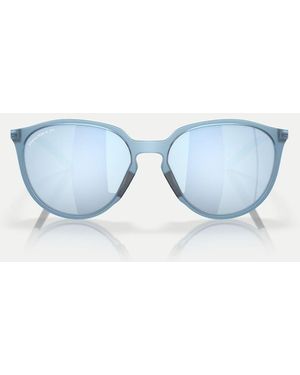 Oakley Sielo Round Polarised Sunglasses With Mirrored Lens - Blue