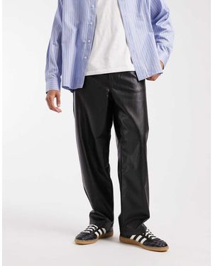 ASOS Relaxed Tapered Trousers - Grey