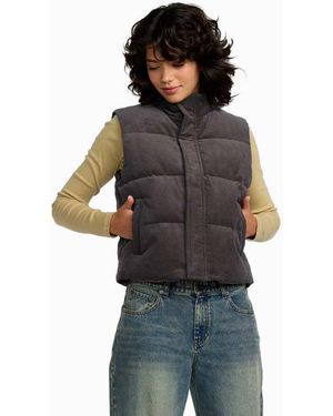 RVCA Eezeh Puffer Vest - Grey
