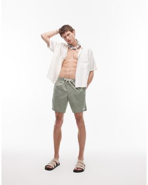 Rhythm Klassieke Linnen Shorts - Groen