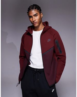 Nike Tech Fleece Full Zip Hoodie - Purple