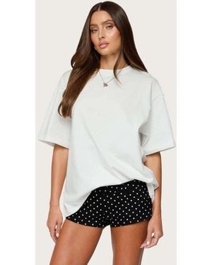 Edikted Devan Oversized T Shirt - White