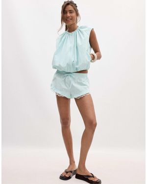 Stradivarius – shorts - Blau