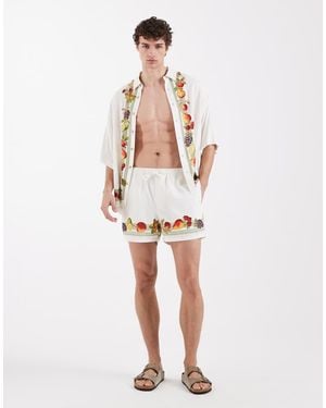 ASOS Swim Shorts - White